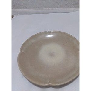 Vintage Frankoma Sand Brown Cream Plainsman Dinner 10" Plate 5F  See Pics